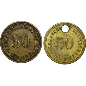 Set, Beuthn, Roßberg, Consolidierte Heinitzgrube, 50 Pfennig (2 pcs.)