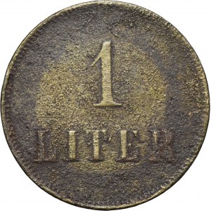 Tichau, Bürgerliches Brauhaus, Token for 1 Litrer of Beer