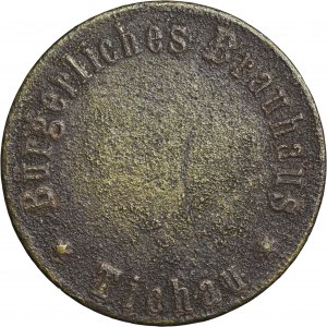 Tichau, Bürgerliches Brauhaus, Token for 1 Litrer of Beer