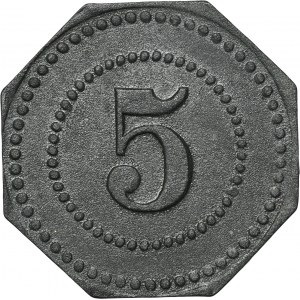 Hindenburg, Ludwigsglückgrube, 5 Pfennig