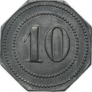 Hindenburg, Ludwigsglückgrube, 10 Pfennig