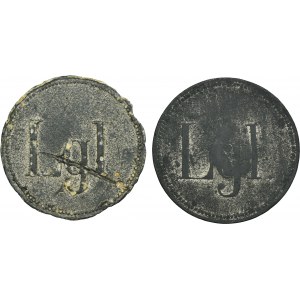 Set, Hindenburg, Ludwigsglückgrube, 100 Pfennig (2 pcs.)