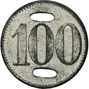 Hindenburg, Ludwigsglückgrube, 100 Pfennig