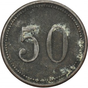Hindenburg, Zaborze, M. Knosalla, Schlafhaus Skalley, 50 Pfennig