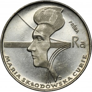 PRÓBA NIKIEL, 100 złotych 1974 Maria Curie-Skłodowska - mały Orzeł