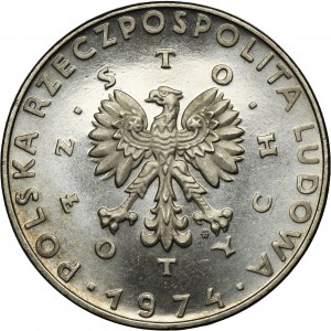 PRÓBA NIKIEL, 100 złotych 1974 Maria Curie-Skłodowska - mały Orzeł