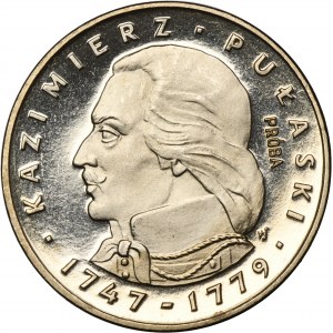 PRÓBA NIKIEL, 100 złotych 1976 Kazimierz Pułaski