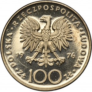 PRÓBA NIKIEL, 100 złotych 1976 Kazimierz Pułaski