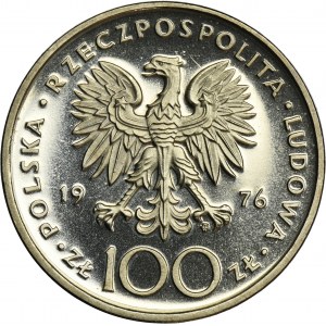 PRÓBA NIKIEL, 100 złotych 1976 Kazimierz Pułaski