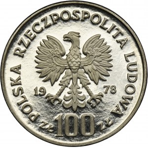 PRÓBA NIKIEL, 100 złotych 1978 Adam Mickiewicz