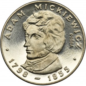 PRÓBA NIKIEL, 100 złotych 1978 Adam Mickiewicz