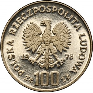 PRÓBA NIKIEL, 100 złotych 1978 Adam Mickiewicz