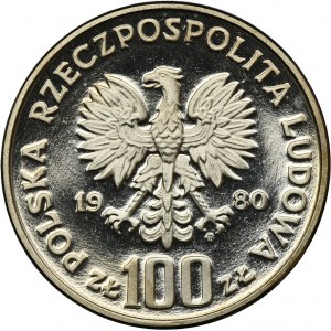 PRÓBA NIKIEL, 100 złotych 1980 Jan Kochanowski
