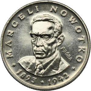 PRÓBA NIKIEL, 20 złotych 1974 Marceli Nowotko
