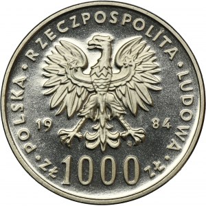 PRÓBA NIKIEL, 1.000 złotych 1984 40-lecie PRL