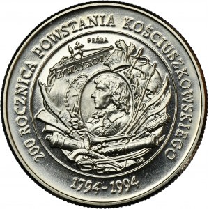 PRÓBA NIKIEL, 20.000 złotych 1994 200. Rocznica Powstania Kościuszkowskiego