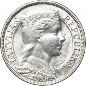 Latvia, Latvian Republic, 5 Lati 1932