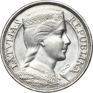 Latvia, Republic of Latvia, 5 Lati 1931