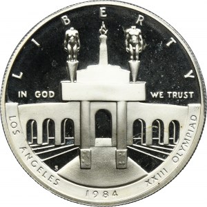 USA, 1 Dollar San Francisco 1984 S - XXIII Summer Olympic Games