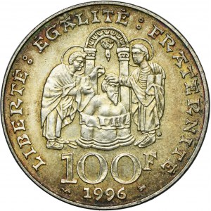 France, Fifth Republic, 100 Francs Pariss 1996 - Clovis