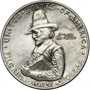 USA, 1/2 Dollar Denver 1920 D Pilgrim