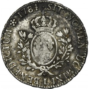 France, Louis XVI, Écu Bayonne 1784 L