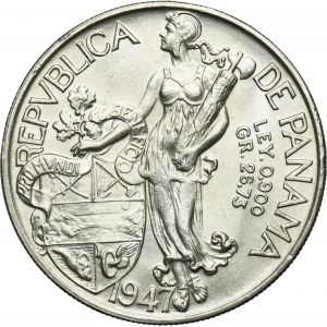 Panama, Republic, Balboa 1947