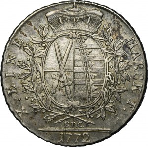 Germany, Kingdom of Saxony, Friedrich Augustus III, Thaler Dresden 1772 EDC