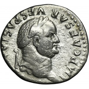 Roman Imperial, Vespasian, Denarius