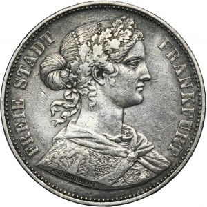 Germany, Free City of Frankfurt, Thaler 1865
