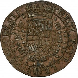 Spanish Netherlands, Charles II, Token for the Finance Office Brussels 1675 - RARE