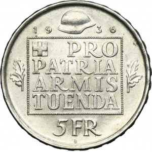 Switzerland, 5 Franc Bern 1936 B - War Bonds
