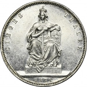 Germany, Kingdom of Prussia, Wilhelm I, Siegesthaler Berlin 1871 A
