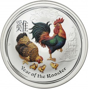 Australie, Elizabeth II, 1 Dollar Perth 2017 P - Année du Coq