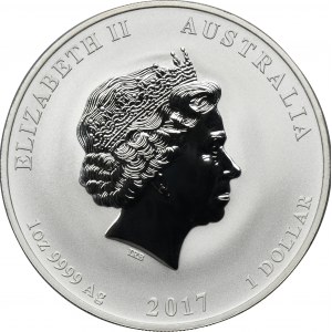 Australie, Elizabeth II, 1 Dollar Perth 2017 P - Année du Coq