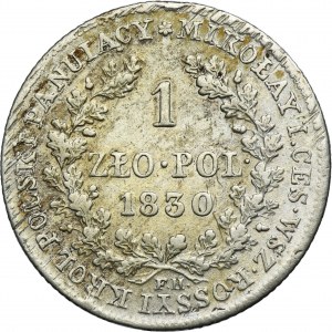 Polish Kingdom, 1 zloty Warsaw 1830 FH
