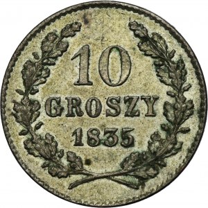 Free City of Krakau, 10 groszy 1835