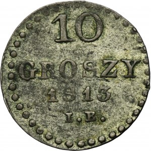 Duché de Varsovie, 10 groszy Varsovie 1813 IB