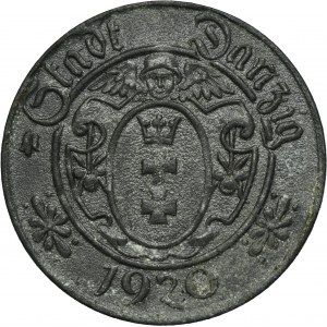 Ville libre de Danzig, 10 fenges 1920 - 57 perles