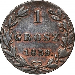 1 groschen Warsaw 1839 MW