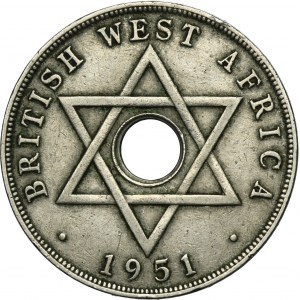 British West Africa, George VI, 1 Penny Birmingham 1951 KN