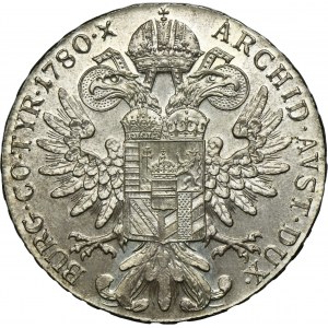 Austria, Maria Theresa, Thaler Wien 1780 SF - RESTRIKE