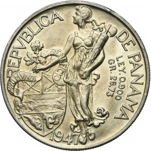 Panama, Republic, Balboa 1947