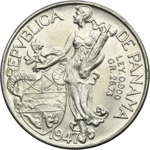 Panama, Republic, Balboa 1947