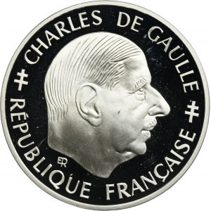 France, Fifth Republic, 1 Franc Paris 1988 - Charles de Gaulle