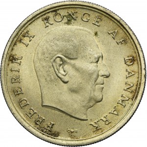 Denmark, Frederick IX, 10 Kroner Copenhagen 1967 - Wedding of Princess Margaret