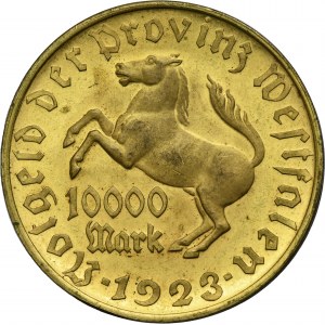 Germany, Westfalen, 10.000 Mark 1923