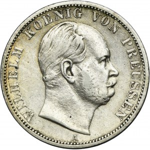 Germany, Kingdom of Prussia, Wilhelm I, Thaler Berlin 1866 A