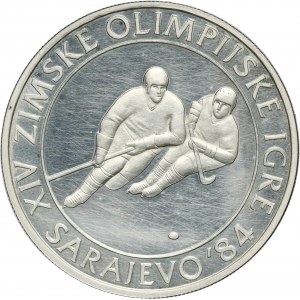 Yugoslavia, 100 Dinara Belgrad 1982 - Winter Olympics in Sarajevo