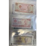 A binder with banknotes from Asia, Africa, South America and Europe SET (approx. 122 pcs.)